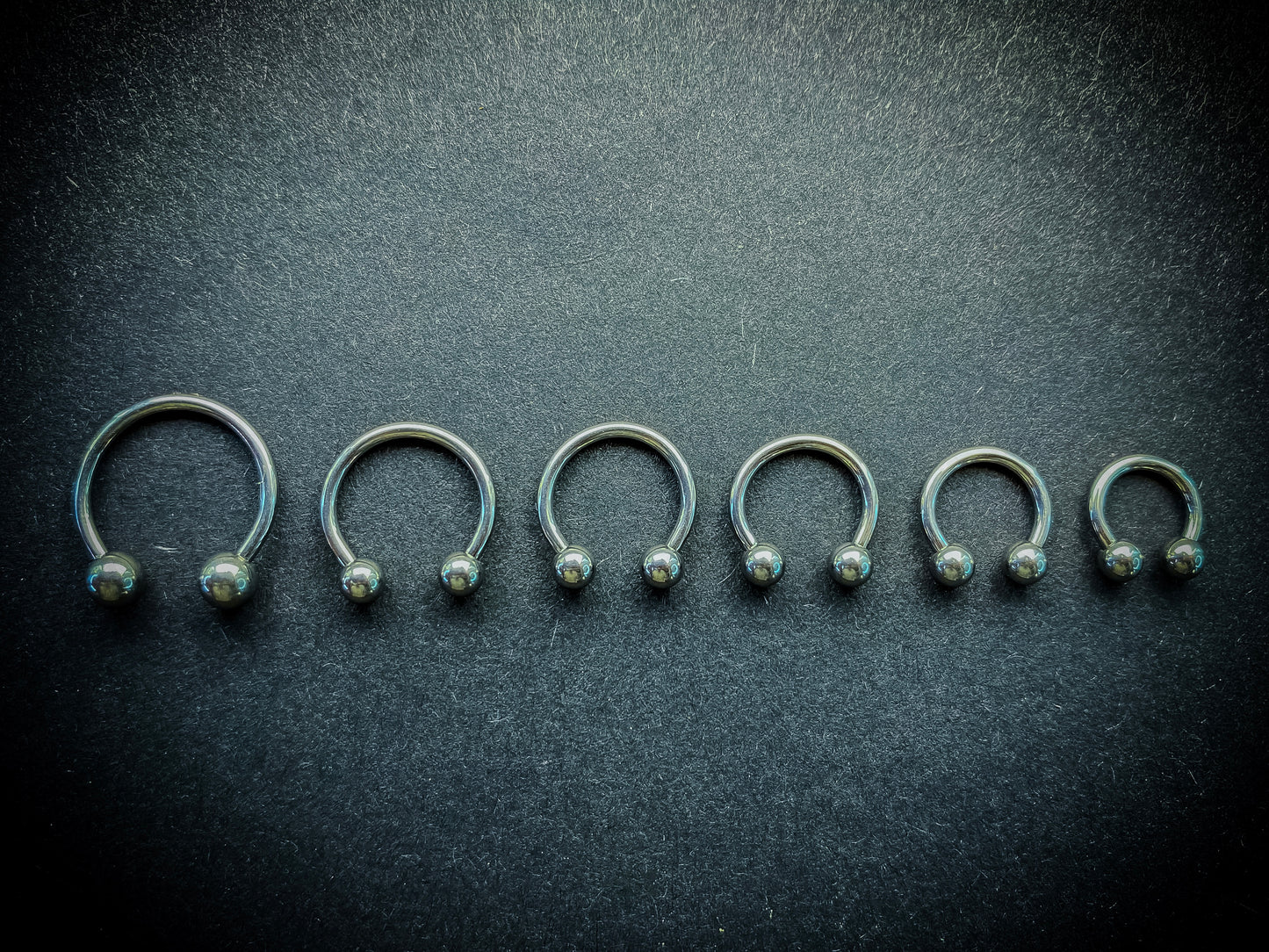 High Polish Circular Barbells ✨ - Titan Gold und HP
